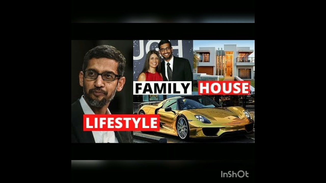 Google CEO Sundar pichai life style,net worth, salary, car collection, family, - YouTube