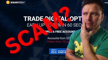 😱😬Is BinaryCent a SCAM? - FULL Binary Options Review Broker!💰🚫