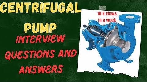 #Millwright Technician Interview Questions And Answers About Centrifugal Pump | #centrifugal #pump