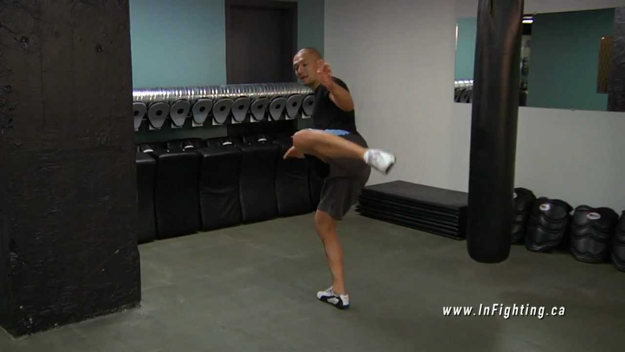 Kickboxing Basics How to Do a Lead Leg Hook Kick YouTube