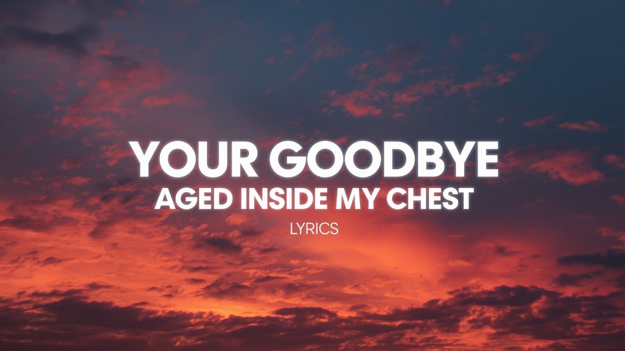 🎵 "Your Goodbye Aged Inside My Chest" ( Lyrics )