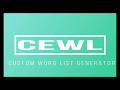 Cewl   custom word list generator