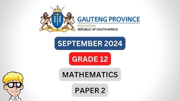 prelim maths paper 2 | Gauteng 2024
