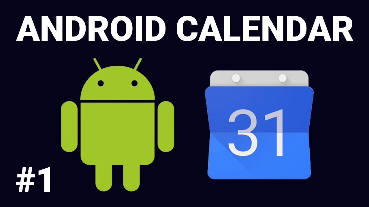 How To Make An Calendar Android App For Beginners YouTube