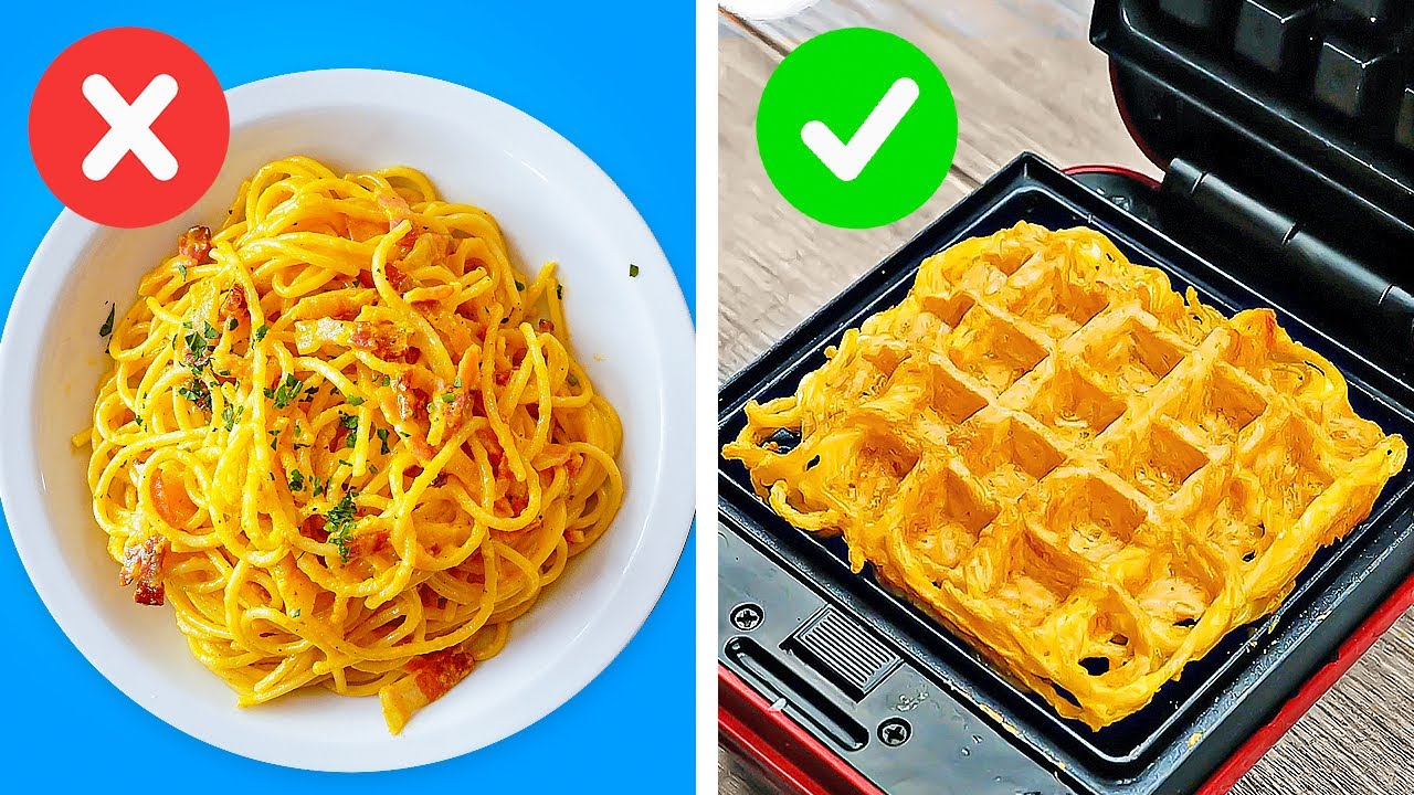 YUMMY FOOD IDEAS || Recipes In Waffle Maker