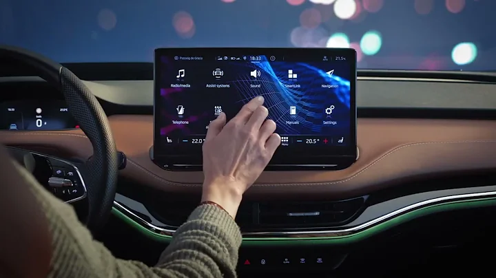 SKODA Enyaq iV how to use the Head Up Display