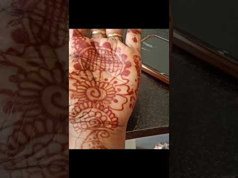 కూతురు పెట్టిన🫣🫣 mehandi design 🤪🤪 short video ##CGS vlogs ##