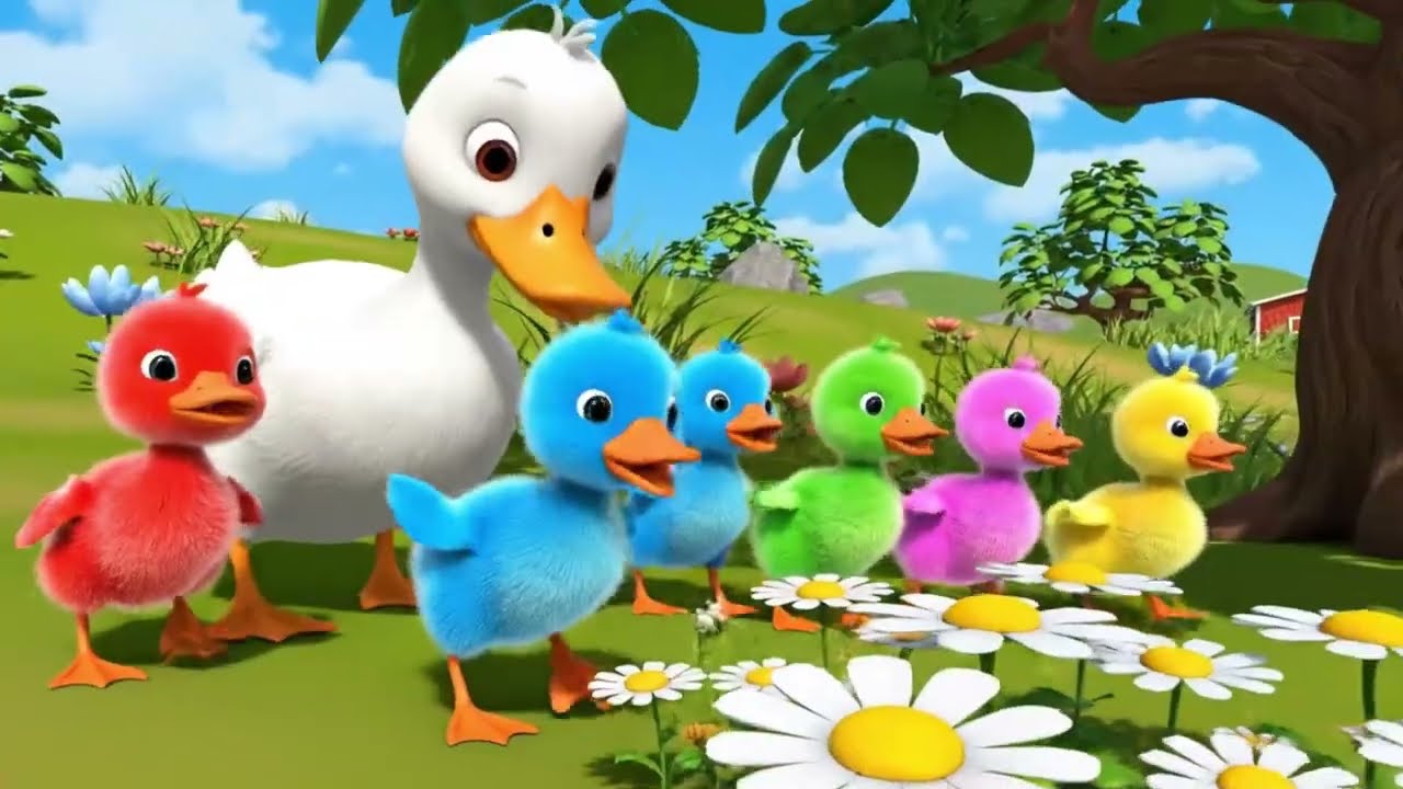 Five Little Ducks - Kids Song - Nursery Rhymes