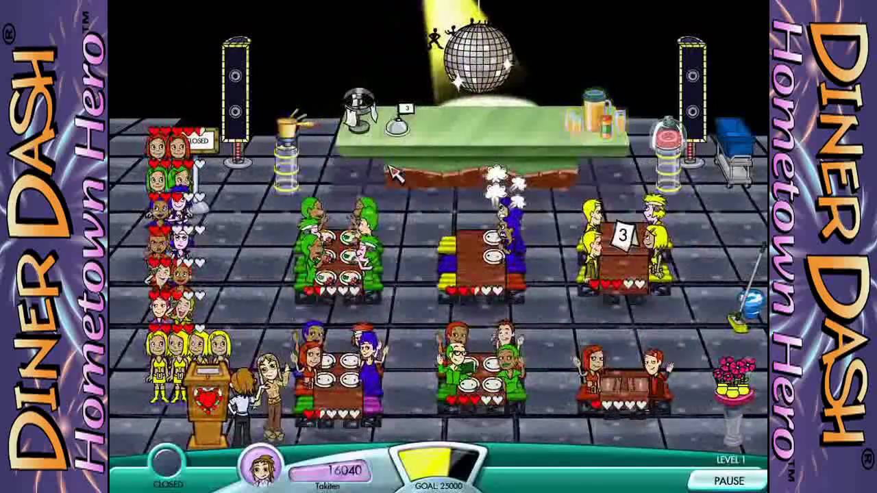 Let's Play Diner Dash Hometown Hero 41 Flo's Inferno YouTube