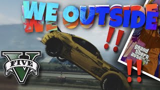 GTA Online: WE OUTSIDE CHALLENGE!! IN 4K!!
