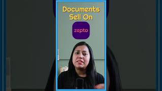 Document to Sell on Zepto