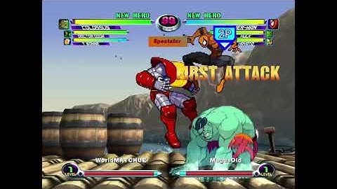 MvC2: MagusOld - Spiderman OCV vs (Col/Doom/Tron) .:3.14.23:. [Romneto Commentary]