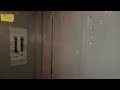 Прикольное торможение у грузопасса! Лифты(КМЗ-1978)320кг, 500кг, Ленинский проспект 7/3