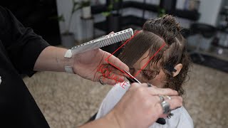 картинка: Маллет для пушистых кудрей – креативная стрижка