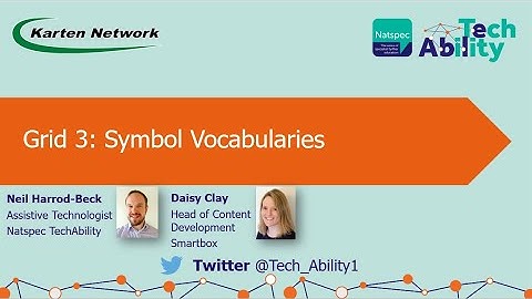 Grid 3 Symbol Vocabularies