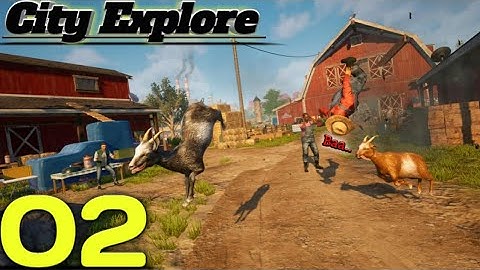 CITY EXPLORING | Goat Simulator 3 gameplay #02 | Pixel Prowler (iOS, Android)