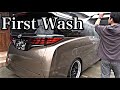 新車でも汚い?業者コーティングしない理由。40アルファード プレシャスレオブロンド初洗車。“First Wash of My 40 Alphard in Precious Leo Blond”