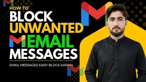 how to block unwanted gmail messages? how to block messages in gmail? #gmailhelp 