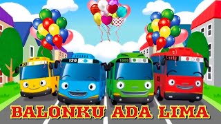 BALONKU ADA LIMA 🎶 LAGU ANAK  VIRAL versi TAYO 🎶 lagu tayo terbaru