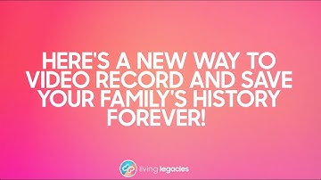 Living Legacies is for everyone!