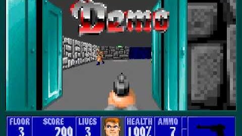 Wolfenstein 3D Shareware 1.4 - Demo Loop / Attract Mode / Ciclo de Demostración