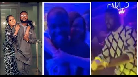 Yoruba movie actress, Toyin Abraham and husband, Kolawole Ajeyemi enjoying and show off dance moves