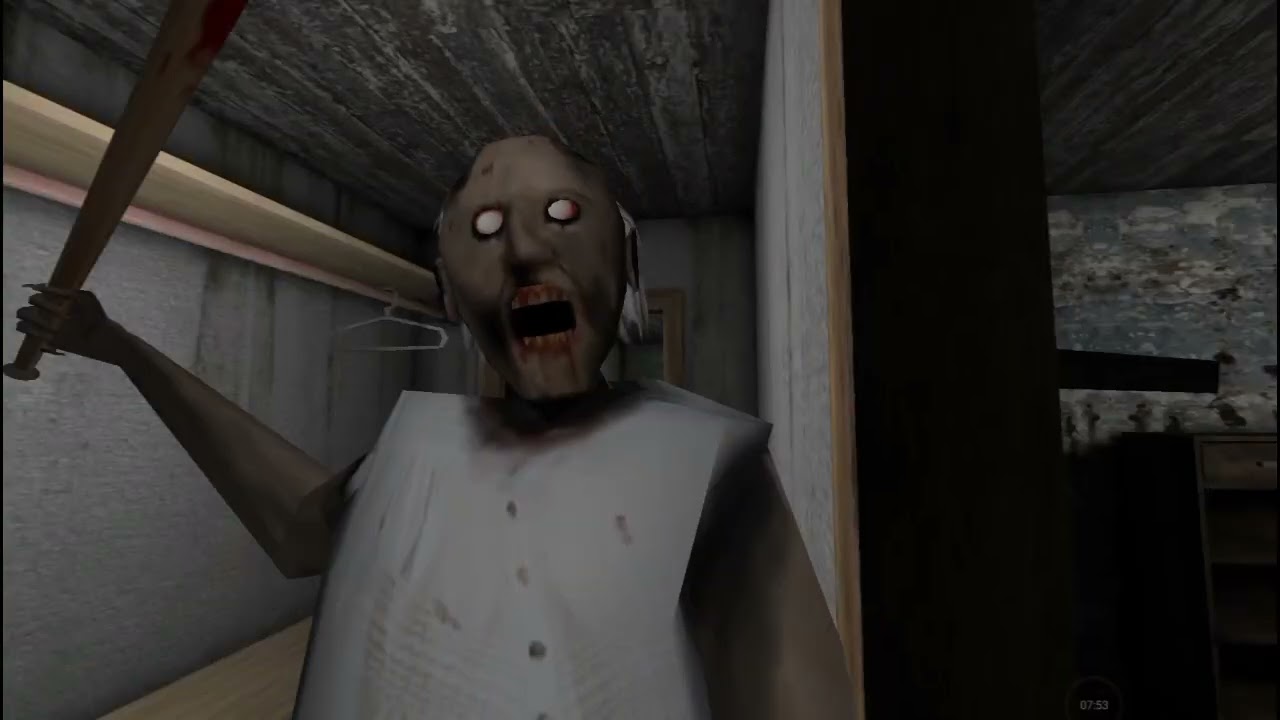 Granny Horror Game Escape Challenge | Kya Main Bach Paya? 😱#granny#viral#video#10k#grannygame@yt-nax