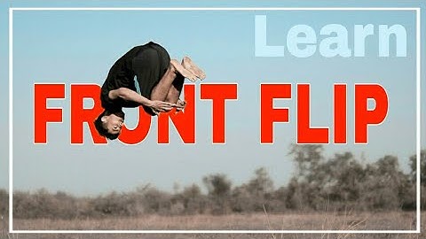 Learn how to do front flip tutorial in hindi 😍 | how to do front flip step by step ( very easy )