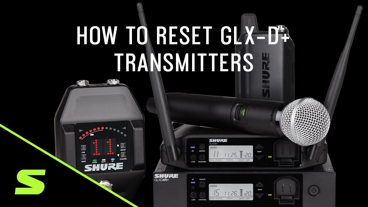 Shure GLXD4+ Wireless Replacement Receiver — AV Now Fitness Sound