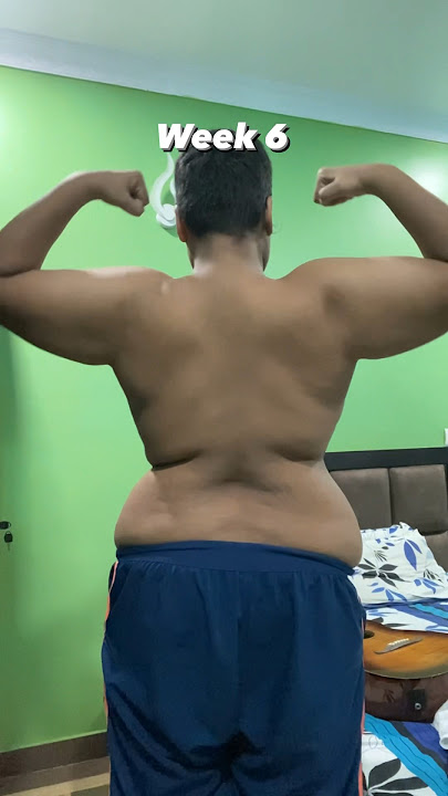 Week 1 vs Week 172 of my body transformation #gym #motivation #fitness