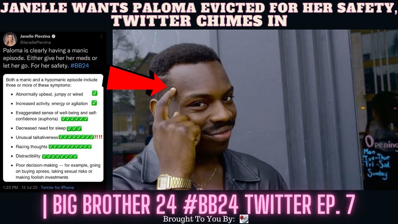 Janelle Wants Paloma EVICTED FOR HER SAFETY, Twitter Chimes In | Big Brother 24 #BB24 Twitter Ep. 7