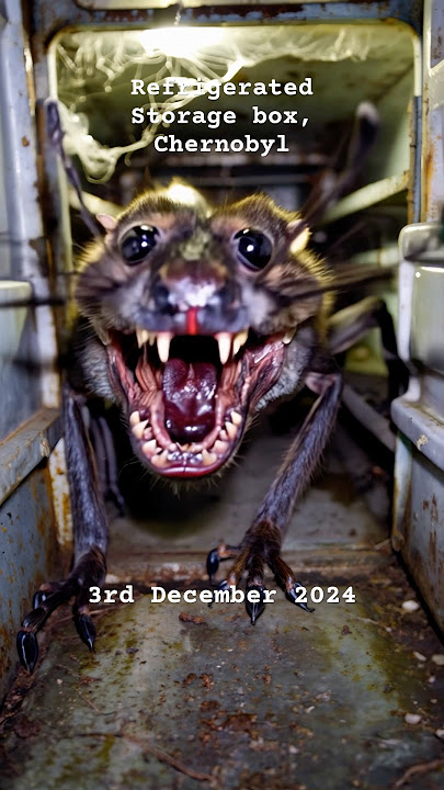 Download lagu FREAKY VAMPIRE SPIDER RAT Spotted in Chernobyl Storage Box! #spider #rat #chernobyl