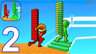 Bridge Race - Gameplay Walkthrough Part 2 Tutorial Stickman Bridge Race (iOS, Android)