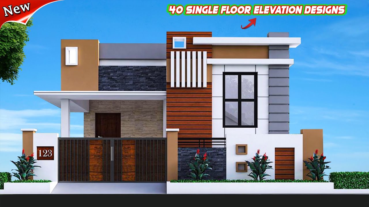 Single Floor House Design