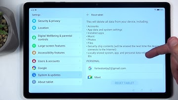 HONOR Pad X8a – How to Factory Reset