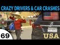 Car Crashes and Bad Drivers in USA. Crazy Drivers and Car Crash Compilation Episode 69