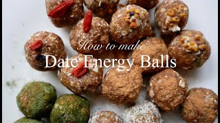 簡単混ぜるだけ【デーツボールの作り方】ミキサー不使用 | グルテンフリー｜How to make Date Ball / No Sugar No Gluten No Additives