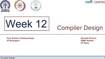 Week 12 Live Session for NOC23 CS57