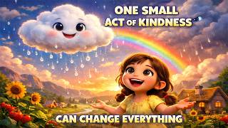 The Little Cloud Who Changed the World | A Beautiful Story About Kindness 🌈