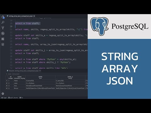 วีดีโอ: อะไรคือความแตกต่างระหว่าง JSON และ Jsonb ใน PostgreSQL?