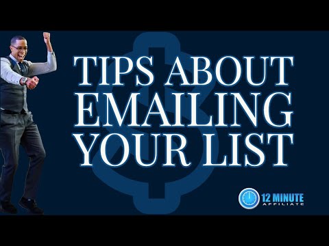 Devon Brown - TIPS ABOUT EMAILING YOUR LIST