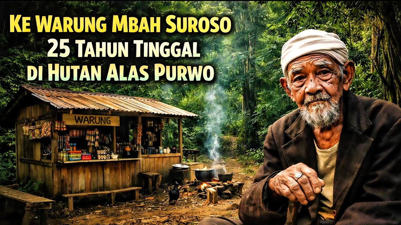 Kisah Mbah Suroso Sang Suhu di Hutan Alas Purwo | Lebih Dari 25 Tahun Tinggal di Alas Purwo