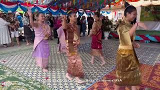 Lao dance by a young Lao American girl 2024  4K