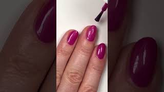 The most beautiful non toxic magenta polish 😍