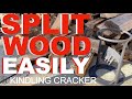 Simple way to split wood - OFFSET SMOKER 🪵 🪓