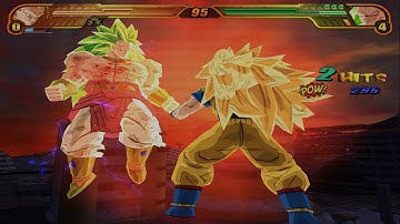 Dragonball Z budokai tenkaichi 3 mod (Ssj3 goku vs Ssj3 Broly)