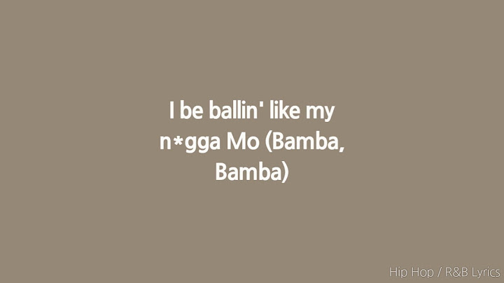 Sheck Wes - Mo Bamba (Lyrics)