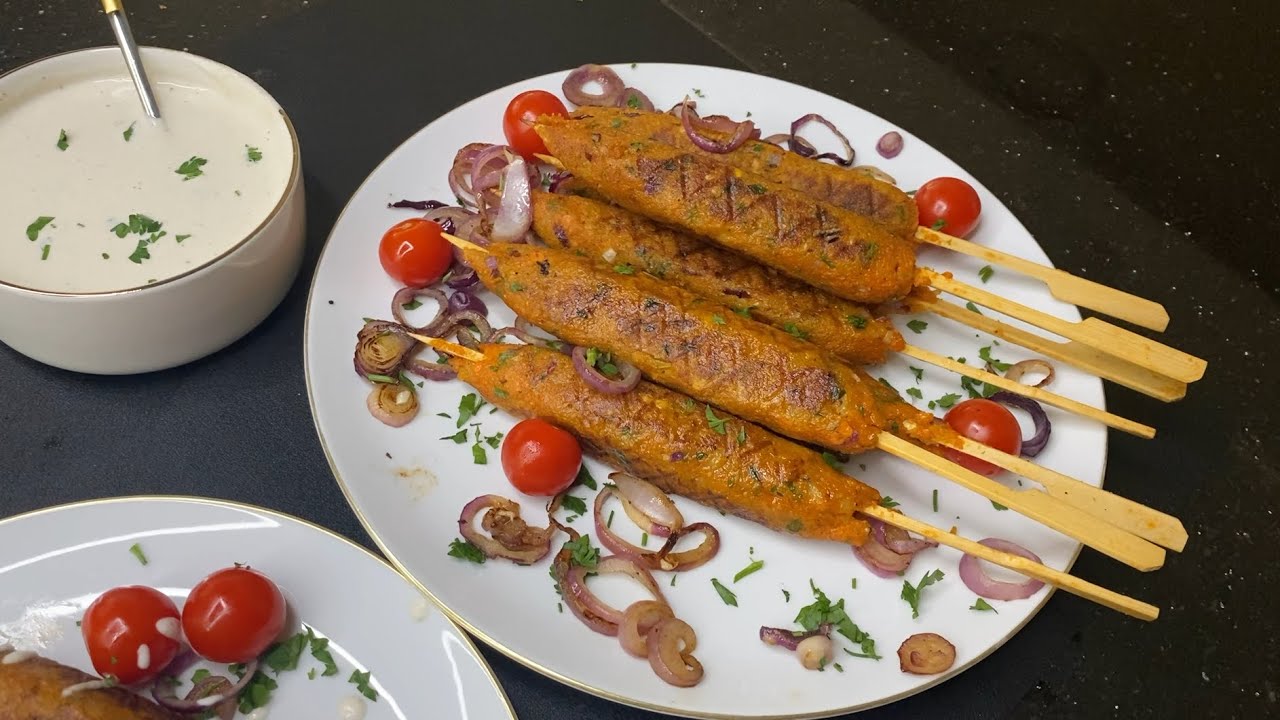 كفتة العدس ألذ من اللحم عالية البروتين مع صلصة صحية نباتية بطريقة سريعة ولذيذة 👌👌👌