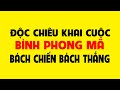 C chiu khai cuc c tng bnh phong m v kh bch chin bch thng ca ngi chi c