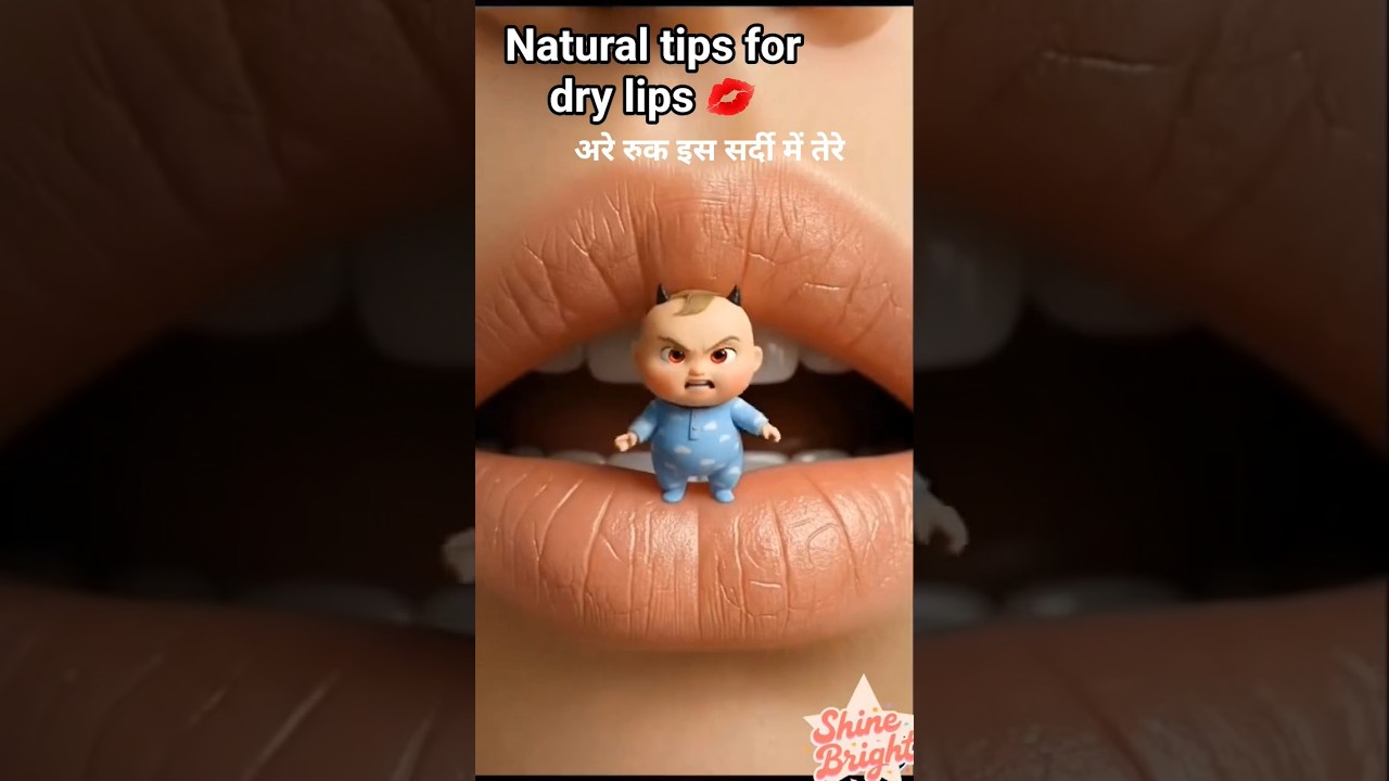 natural tips for dry lips 💋      
